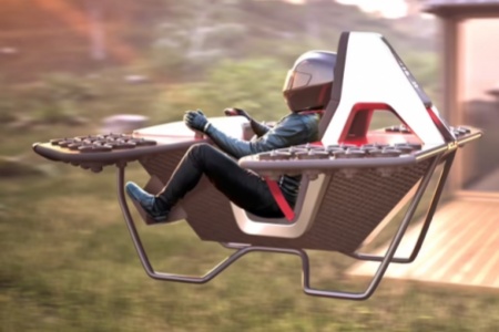 全球首款量产电动飞行摩托JetBike亮相CES 2026